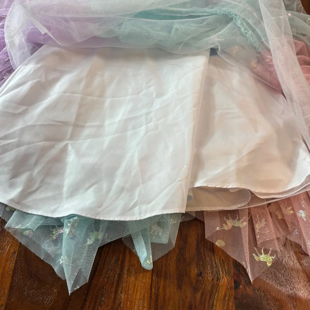 Jona Michelle Kids 2T Pastel‎ Rainbow Unicorn Tulle Party Dress CO7324 Pink Blue